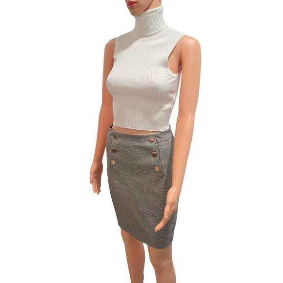 H&M Gray Knee-Length Pencil Skirt Work (New) - Picture 5 of 14